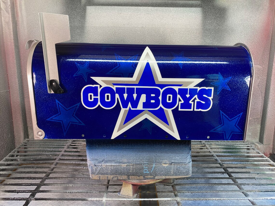 Custom painted Dallas Cowboys mailbox Etsy