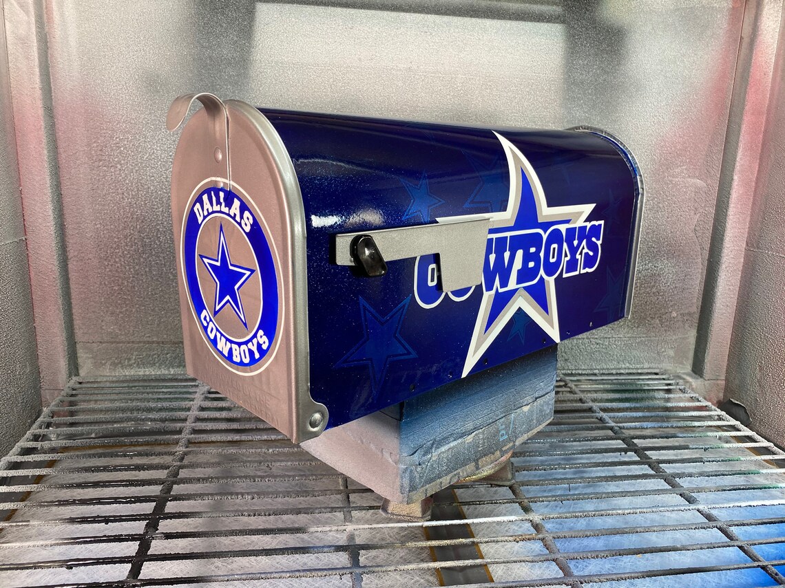 Custom painted Dallas Cowboys mailbox Etsy