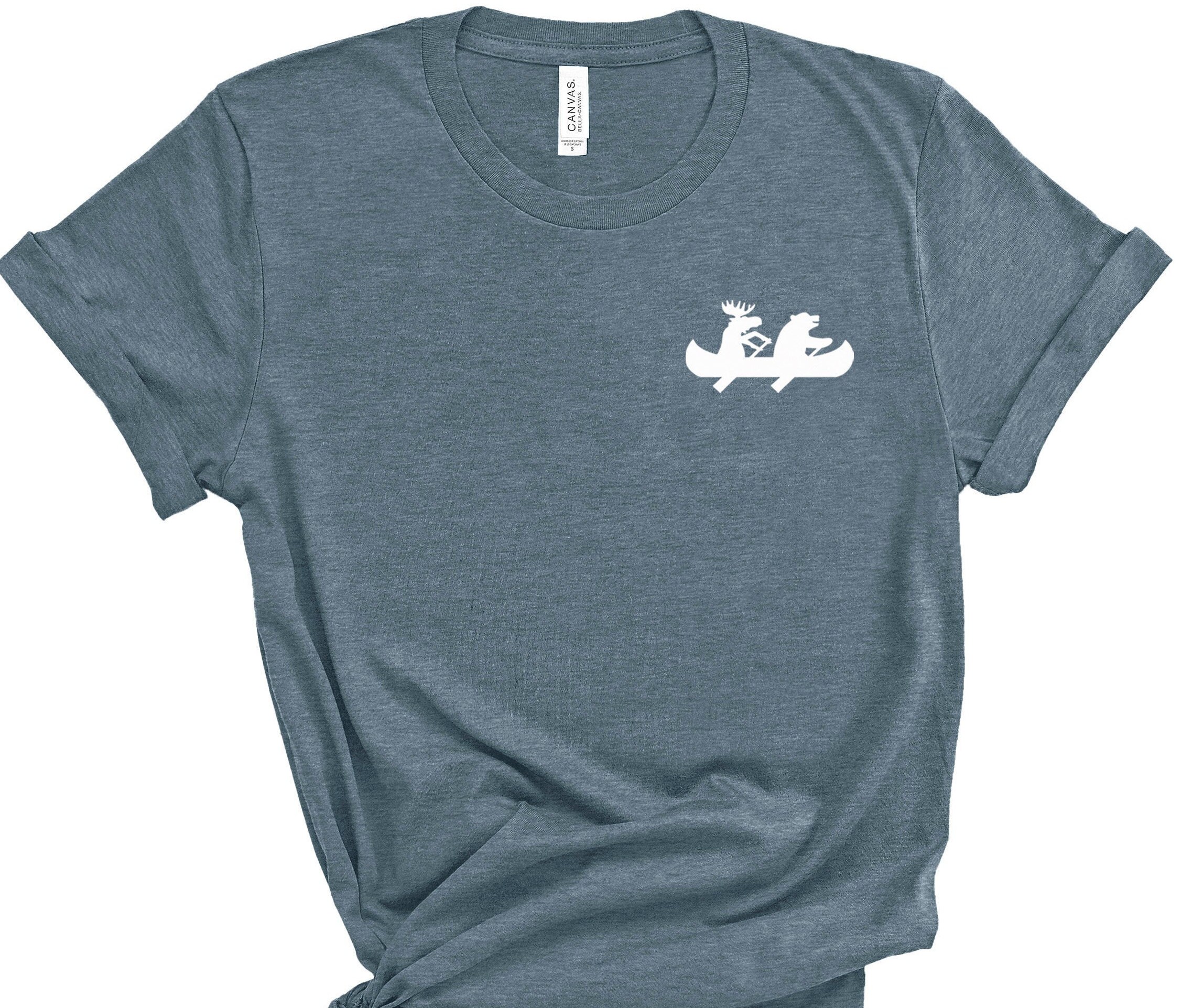 Canoe Shirt, Canoe Tshirt, Camping T Shirt, Bear Tshirt, Bear T Shirt