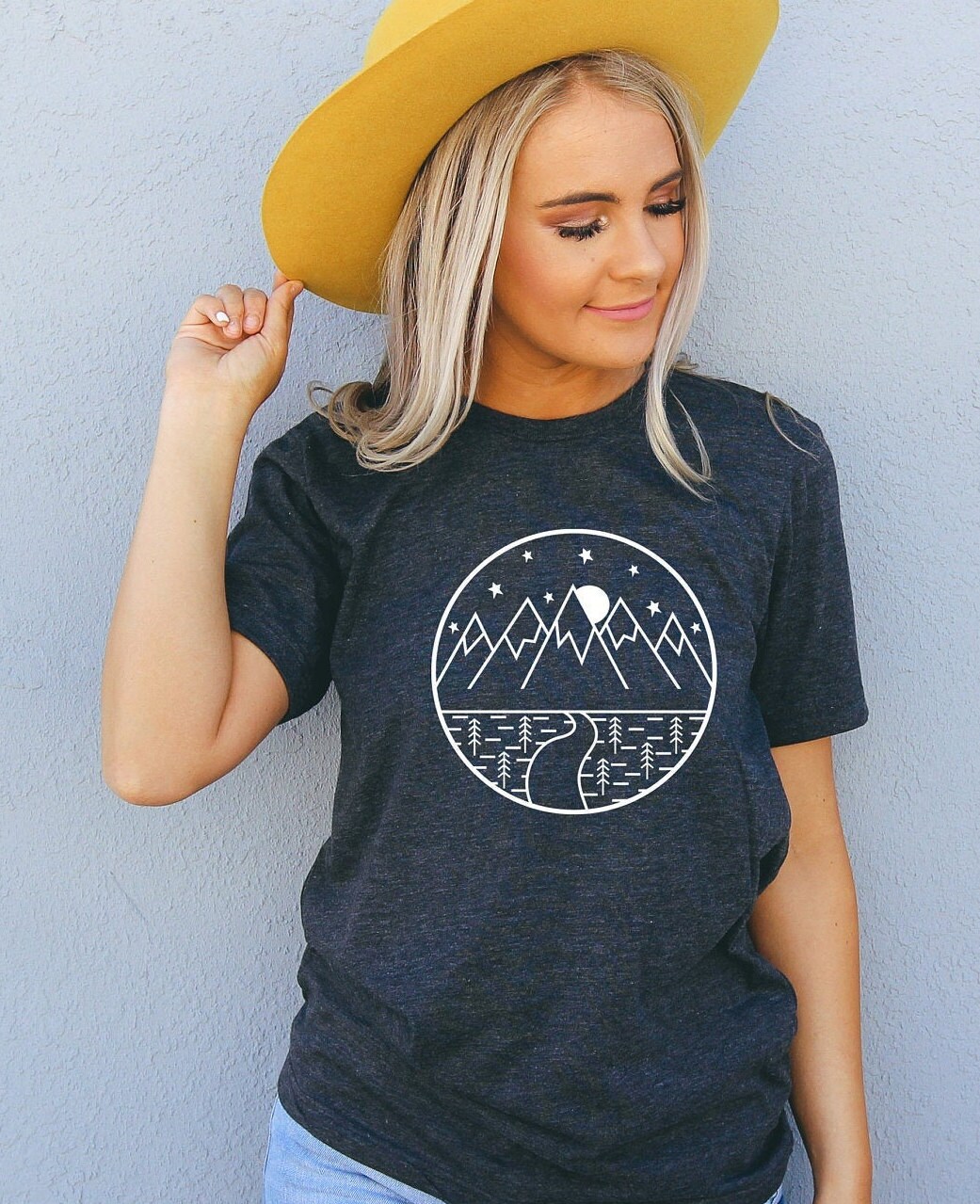 Mountain tshirt Mountain t shirt Nature tee Hiking t shirt Etsy