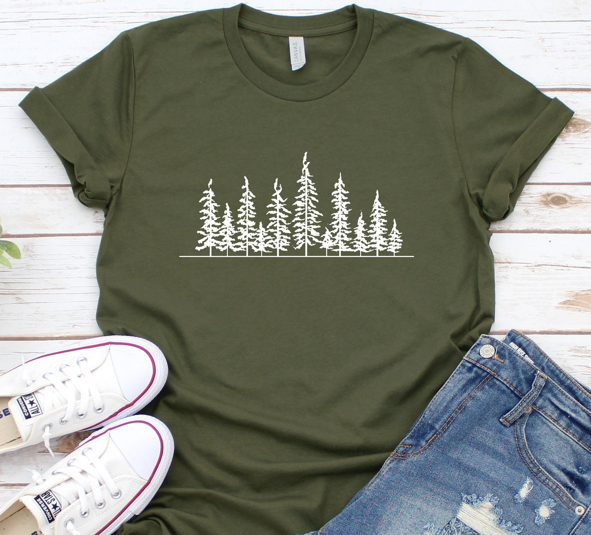 Tree tshirt Tree t shirt Forest tshirt Forest t shirt | Etsy