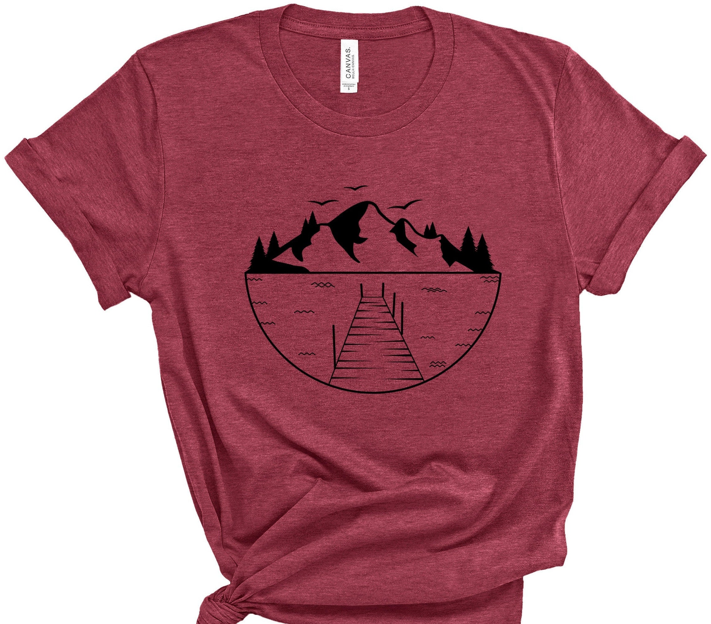 Mountain tshirt Mountain t shirt Mountain tee Mountain Etsy