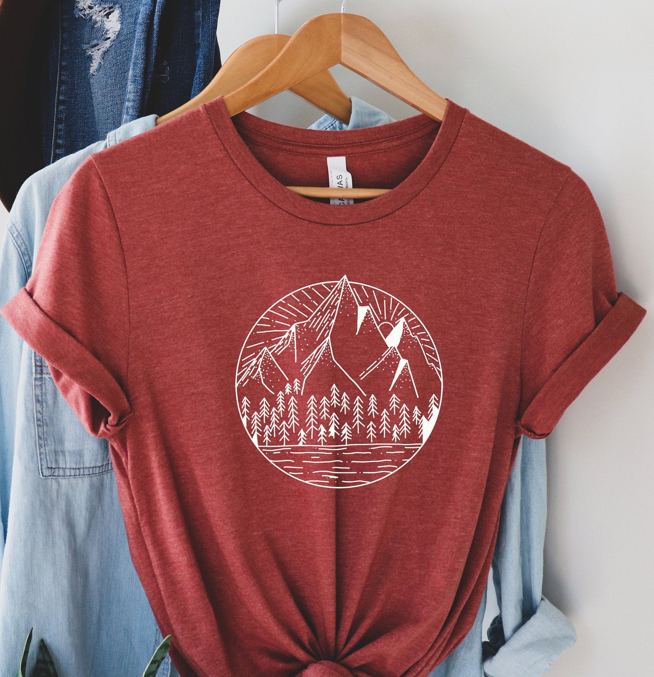 Mountain tshirt Mountain t shirt Mountain tee Mountain Etsy