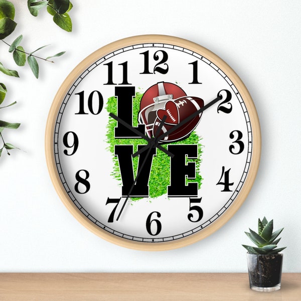 Nfl Wall Clock - Etsy