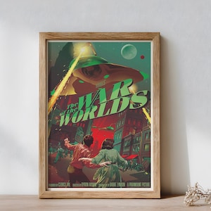 Der Krieg der Welten (1953) - Film Poster - Digital Download - Wand Kunst - Vintage Poster