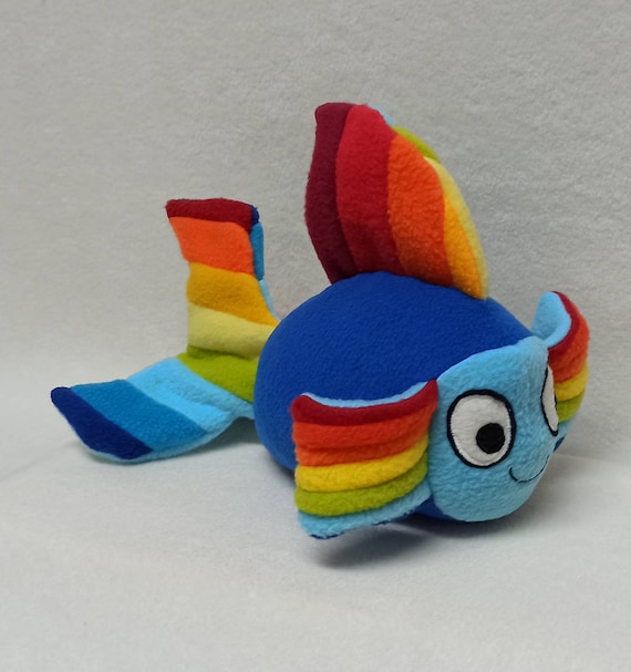 Blue Rainbow Fish, Plush Toy -  Canada