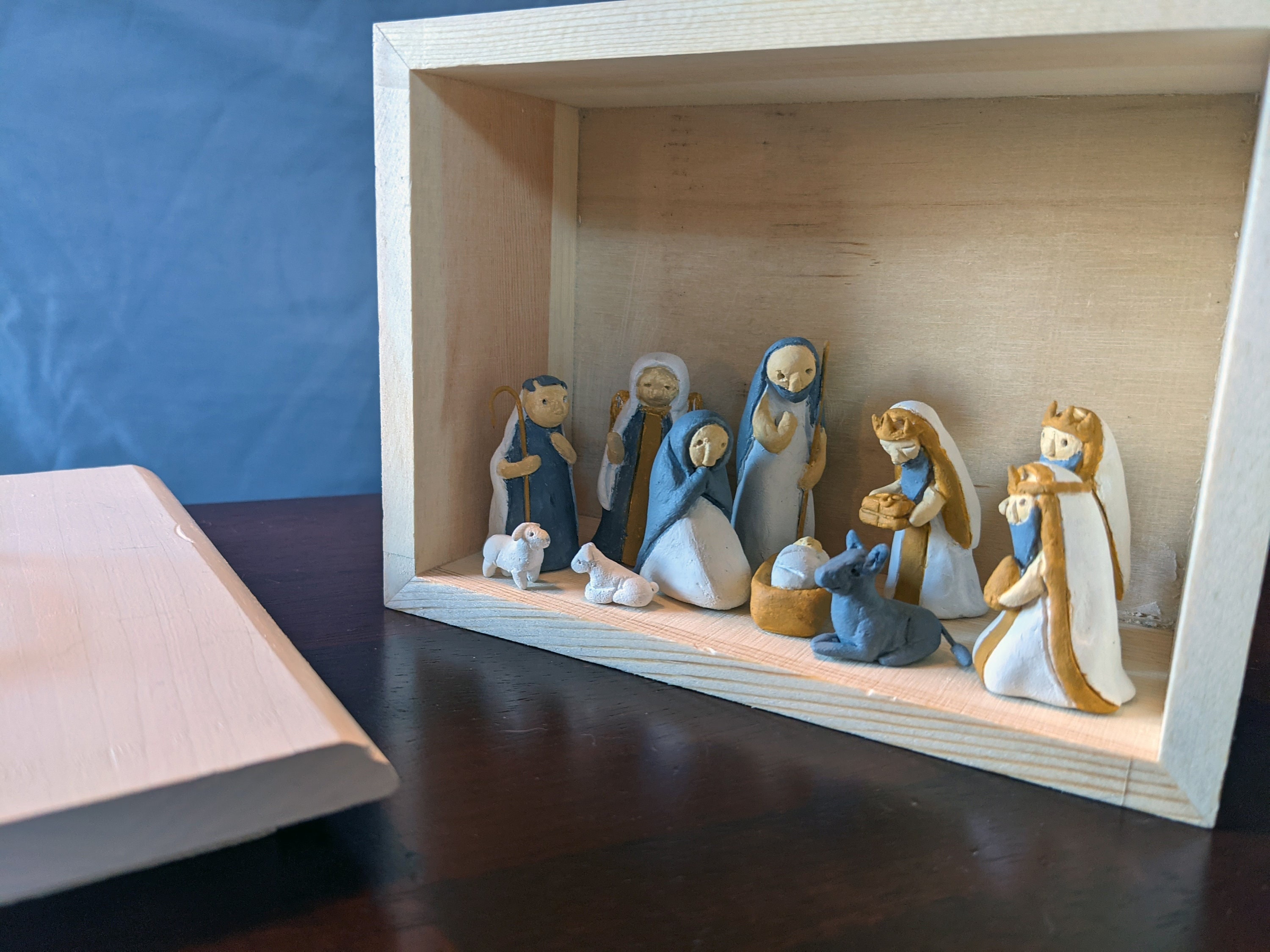 Small Nativity Figures 11 Piece Set Skin Tone Options Etsy