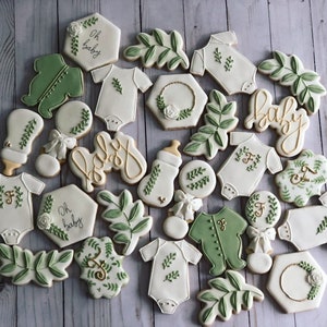 Babyshowerset koekjes