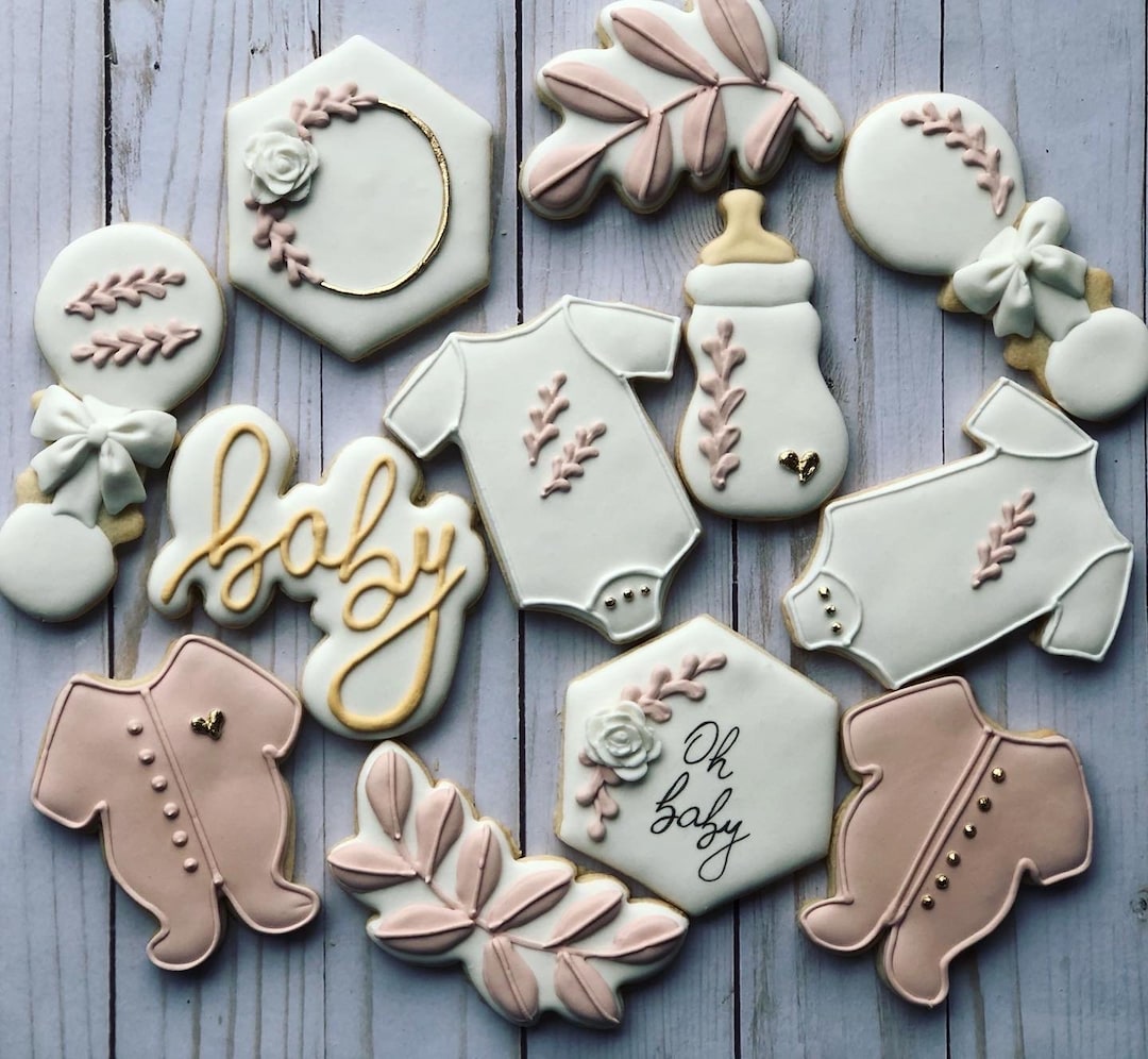 Baby Shower Set Cookies Etsy