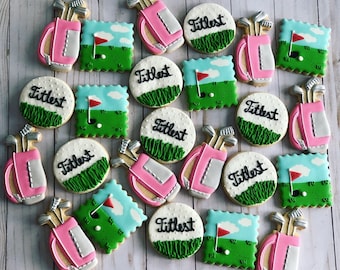 Golf theme cookies