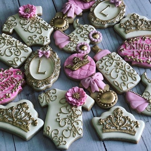 Baby shower set cookies