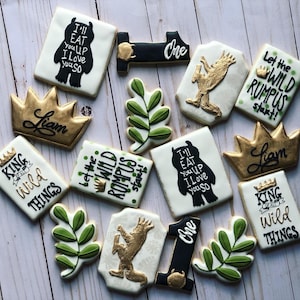 Where the wild things are theme Cookies