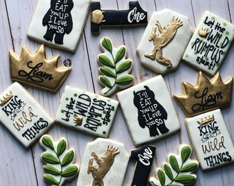 Where the wild things are theme Cookies