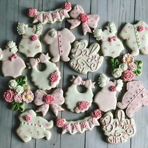 Babyshowerkoekjes voor meisjes