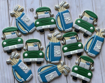 Golf theme cookies