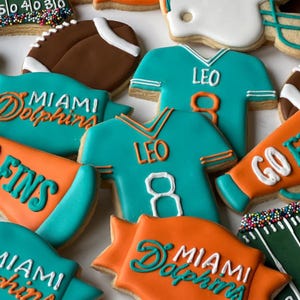 Football theme cookies