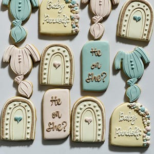 Baby Gender Reveal  cookies