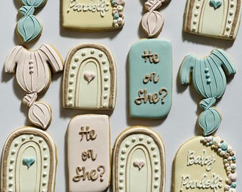 Galletas para revelar el género del bebé