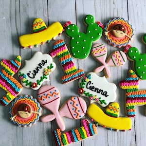 Galletas de temática mexicana de un año de antigüedad