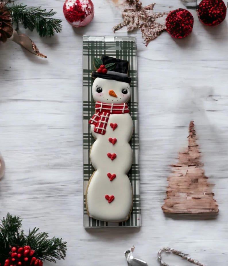 Snowman Cookies / Christmas Cookies- 1 COOKIE ONLY - Etsy