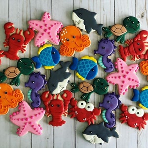 Under the sea theme cookies