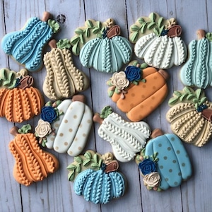 Pumpkin cookies set