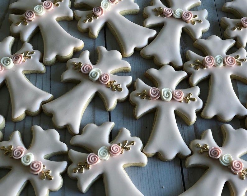 Crosses Cookies / Communion Cookies / Confirmation Cookies / Baptism ...