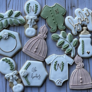Babyshowerset koekjes
