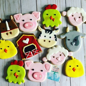 Animal Farm theme set cookies