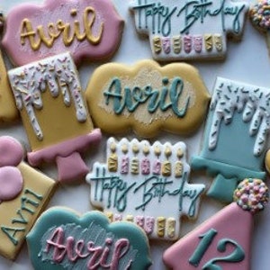 Birthday theme cookies