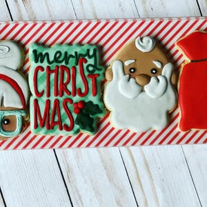 Cookies for Santa / Christmas gift set cookies- 4 COOKIES