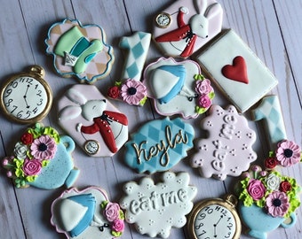 Alice theme cookies