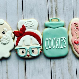 Cookies for Santa / Christmas gift set cookies- 4 COOKIES