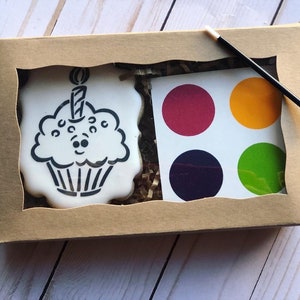 Paint your own cookie Birthday theme