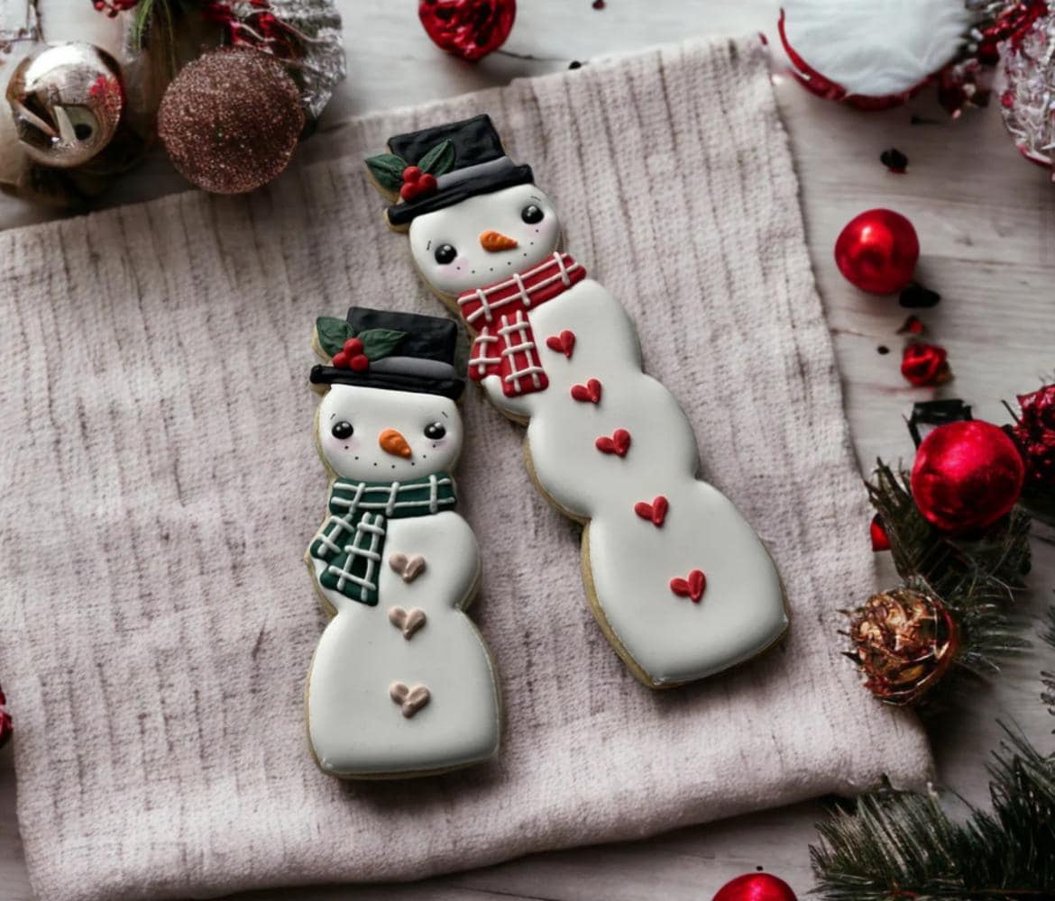 Snowman Cookies / Christmas Cookies- 1 COOKIE ONLY - Etsy