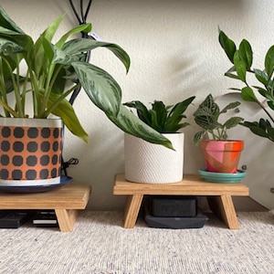 SOPORTE DE MADERA PARA PRESENTACIÓN, Soporte de exhibición de madera hecho a mano, Soporte rústico para centro de mesa, Decoración de estilo granja, Pedestal de madera personalizado