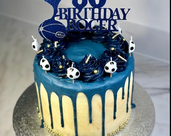 spurs personalised cake topper