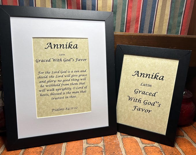 Annika - Name, Origin, with or without King James Version Bible Verse