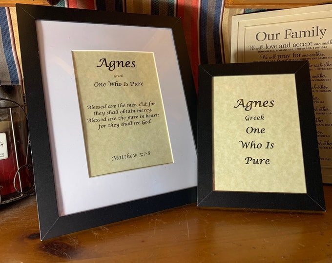 Agnes - Name, Origin, with or without King James Version Bible Verse