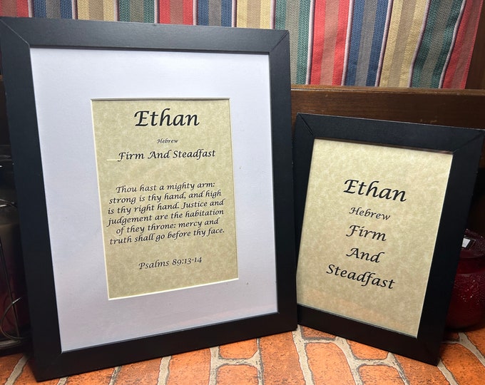 Ethan - Name, Origin, with or without King James Version Bible Verse