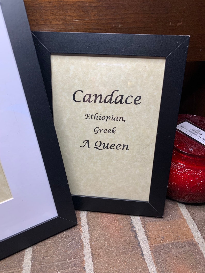 Candace - Name, Origin, With or Without King James Version Bible Verse ...