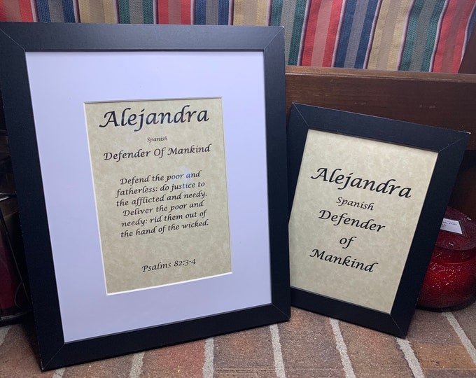 Alejandra - Name, Origin, with or without King James Version Bible Verse