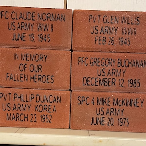 Fundraising Custom Paver Bricks