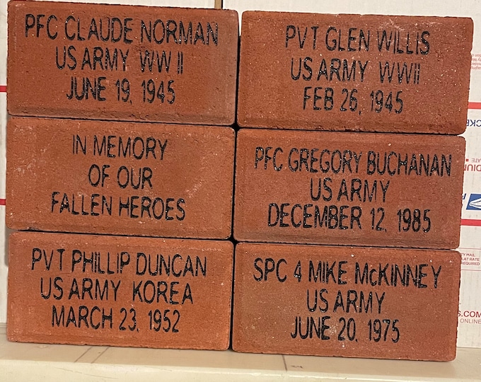 Fundraising Custom Paver Bricks