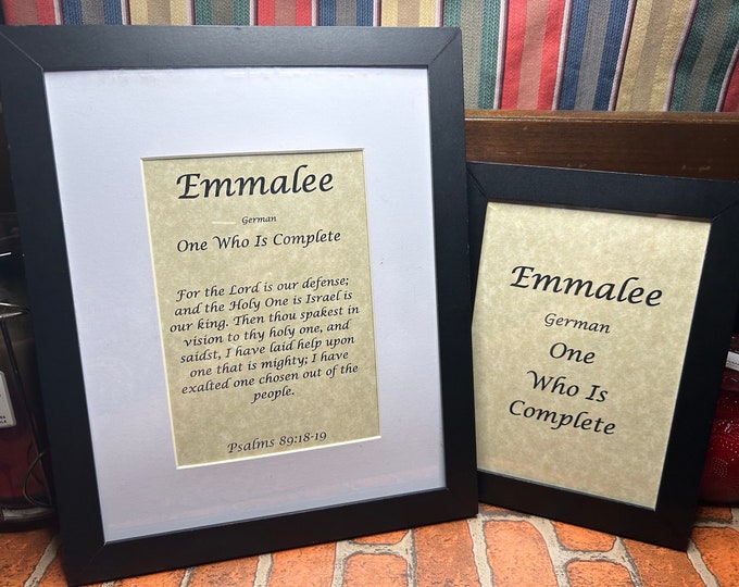 Emmalee - Name, Origin, with or without King James Version Bible Verse