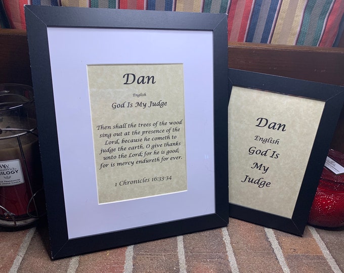 Dan - Name, Origin, with or without King James Version Bible Verse