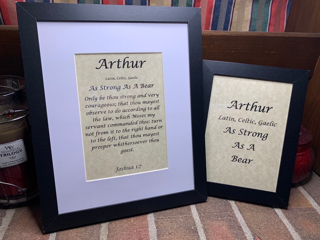 Arthur - Name, Origin, With or Without King James Version Bible Verse ...