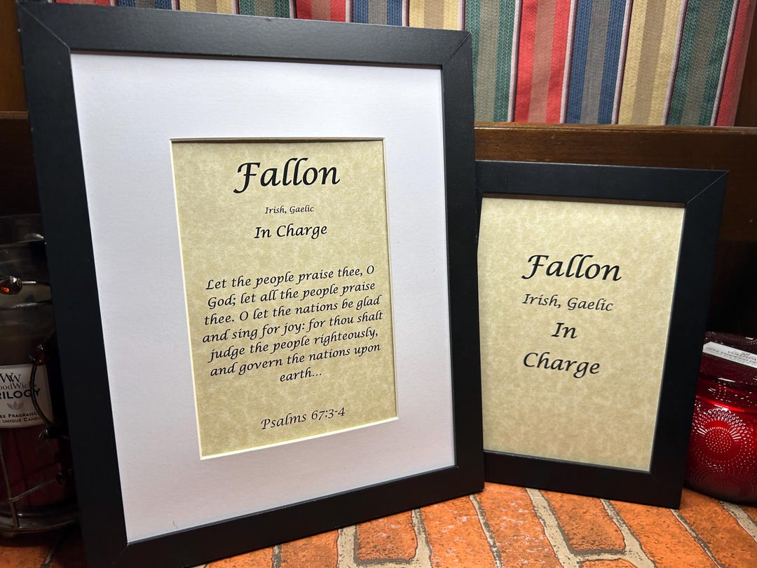 Fallon - Name, Origin, With or Without King James Version Bible Verse ...