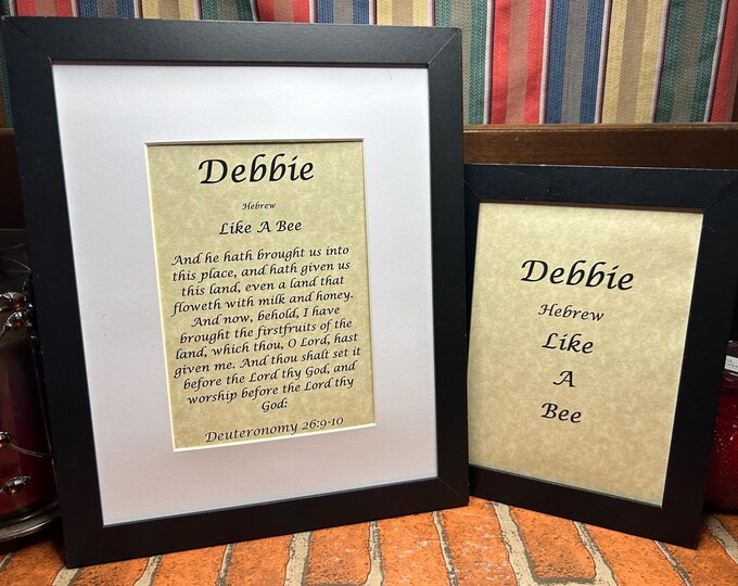 Debbie - Name, Origin, with or without King James Version Bible Verse