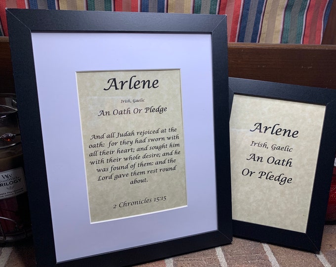 Arlene - Name, Origin, with or without King James Version Bible Verse